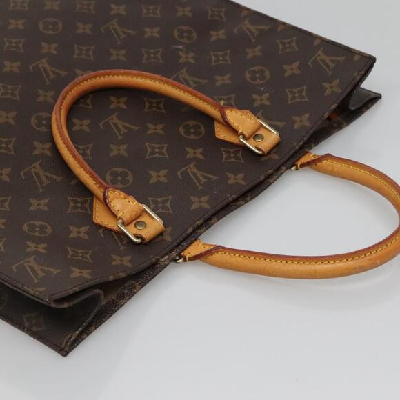 LOUIS VUITTON Monogram Sac Plat Hand Bag M51140 - Picture 6 of 16